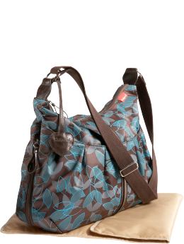 GapMaternity: BabyMel leaf diaper bag - true turquoise