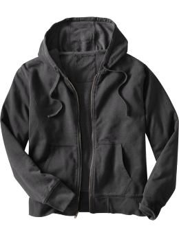 Men: The thermal hoodie - coal black