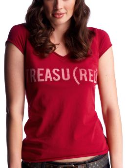 Women: Gap (PRODUCT) RED short-sleeved treasured T - cinnabar red