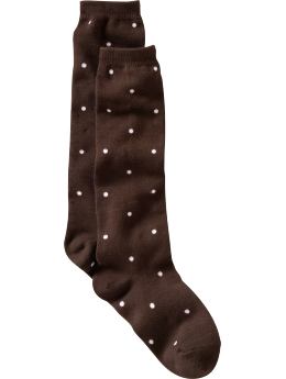 GapKids: Mini dot knee-highs - classic brown