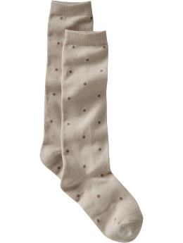 GapKids: Mini dot knee-highs - new slystone print