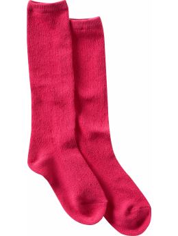 GapKids: Pointelle knit knee-highs - bright ruby