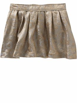 GapKids: Brocade skirt - gold
