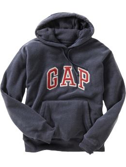 Men: Profleece Gap arch hoodie - blue heather