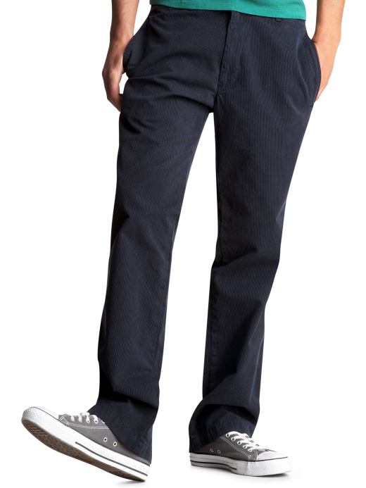 Men's Clothing: Men: The Gap original khaki, pinstriped: Casual Pants Pants | Gap :  pants trousers gap