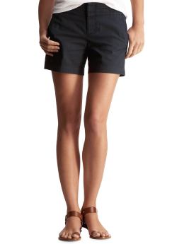 Women: Tonal-striped shorts - true navy