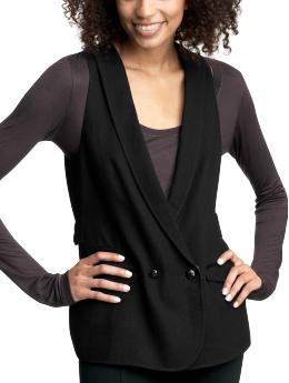 Long tuxedo vest