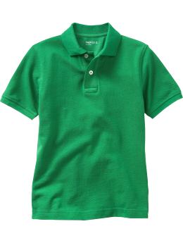 GapKids: Solid pique polo - happy green
