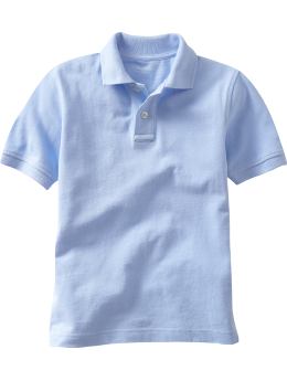 GapKids: Solid pique polo - spa blue