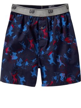 GapKids: Skateboard boxers - raw indigo