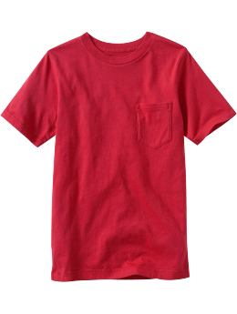 GapKids: Classic pocket T - admiral red