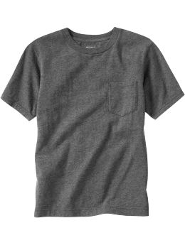 GapKids: Classic pocket T - charcoal