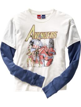 GapKids: Junk Food 2-in-1 super hero T - true white
