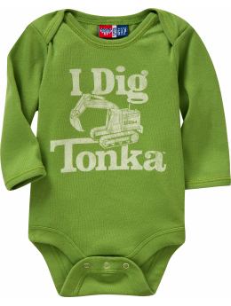 BabyGap: Junk Food long-sleeved graphic bodysuit - dumptruck