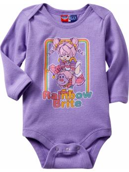 BabyGap: Junk Food long-sleeved graphic bodysuit - rainbow
