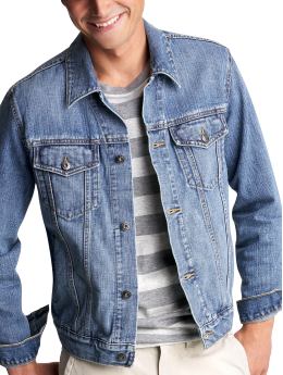 Men: Iconic denim jacket - light wash