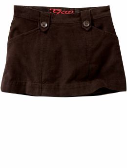 GapKids: Brushed corduroy pleated skirt - classic brown