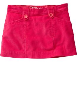 GapKids: Brushed corduroy pleated skirt - new pink coral