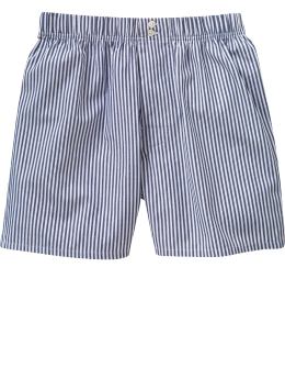 Men: Burton striped boxers - blue stripe