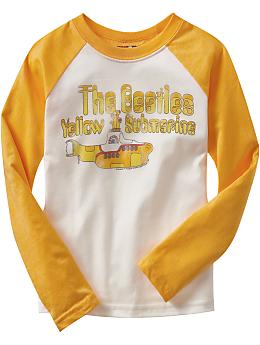 BabyGap: Junk Food Beatles raglan T - submarine