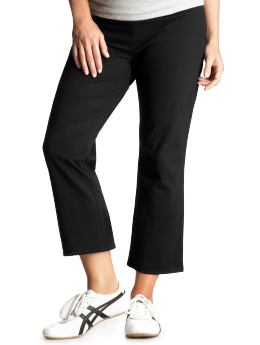 Foldover yoga capris