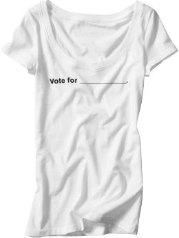 Women: Vote T - white