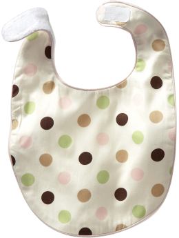 BabyGap Home: Organic polka-dot bib - Pink