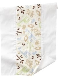 Organic jungle burp cloths (2-pack)