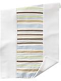Organic striped burp cloths (2-pack)