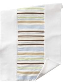 Organic striped burp cloths (2-pack)