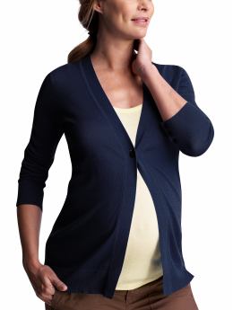 GapMaternity: One button cardigan - new navy