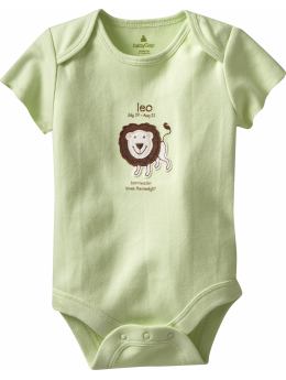 BabyGap: Organic zodiac short-sleeved bodysuit - leo