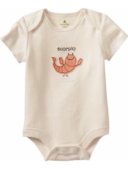 BabyGap: Organic zodiac short-sleeved bodysuit - scorpio