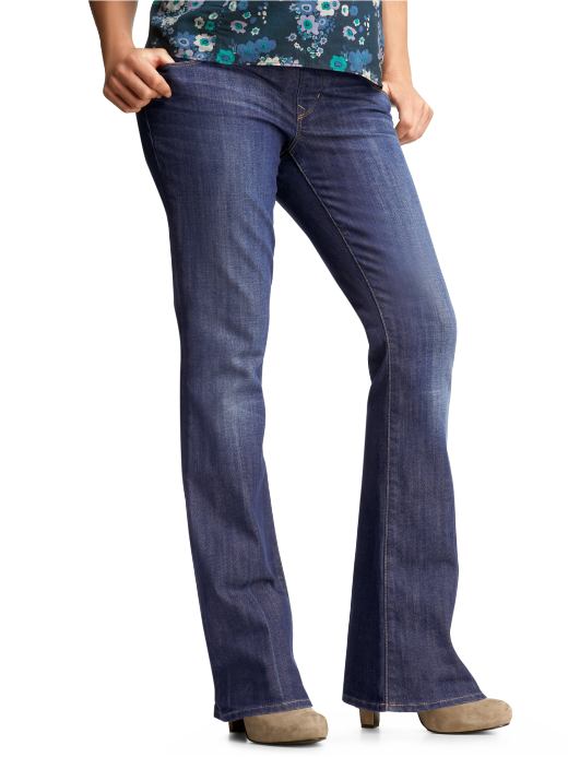 Gap Womens Denim Demi Panel Boot Cut Jean