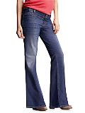 No panel wide leg jeans