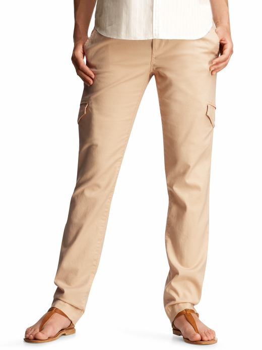 GapMaternity: Hidden panel slim cargo pants - manila