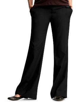Semi demi panel hip slung pants