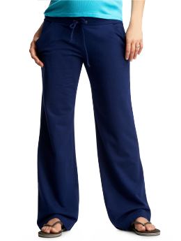 GapMaternity: Drawstring lounge pants - pangea blue