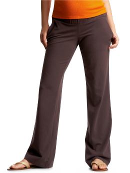GapMaternity: Hidden panel lounge pants - chocolate chip