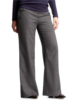 GapMaternity: Demi panel hip slung pants - yarn dye