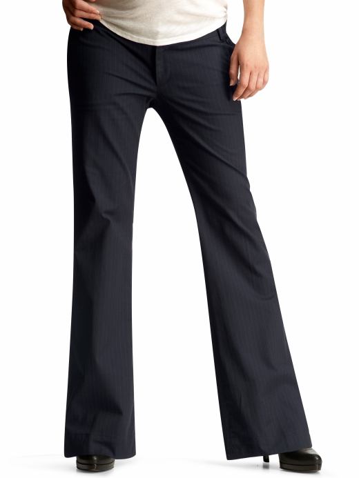 GapMaternity: No panel hip slung slim flare pant - dark indigo