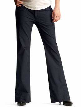 GapMaternity: No panel hip slung slim flare pant - dark indigo