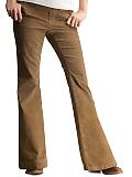 Hidden panel boot cut cords