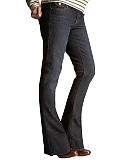 Demi panel boot cut jeans (dark wash)