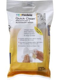 Medela® Quick clean breast pump & Accessory wipes