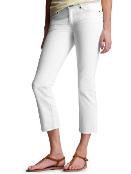 Cropped White Jeans Cropped Jeans - GAP $60