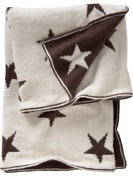GapMaternity: Reversible chenille blanket - chocolate