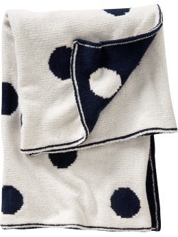 GapMaternity: Reversible chenille blanket - navy