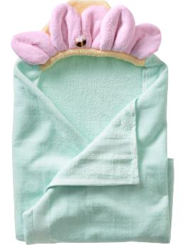 GapMaternity: Critter hooded towels - flower
