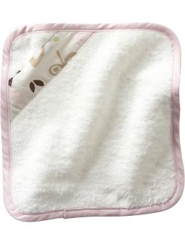 BabyGap Home: Organic jungle wash cloth (3-pack) - Pink